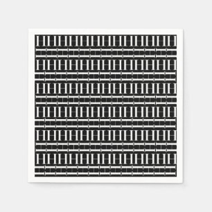 Monogram Initial Letter H Paper Napkins