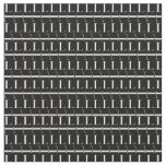 Monogram Initial Letter L Fabric