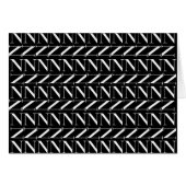 Monogram Initial Letter N (Front Horizontal)