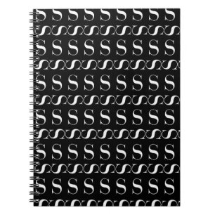Monogram Initial Letter S Notebook