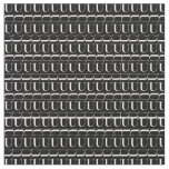 Monogram Initial Letter U Fabric