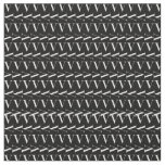 Monogram Initial Letter V Fabric