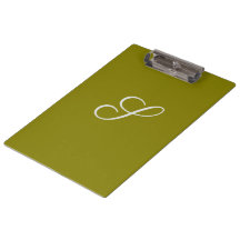 Monogram initial minimalist sage green