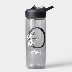 Monogram Initial O CamelBak Floral Water Bottle