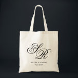 Monogram Initial personalized wedding welcome,gift Tote Bag<br><div class="desc">Click "Customize" button to MOVE AROUND your initials to your desired look! Be sure Check out over 100 popular styles of wedding tote bags from the "Wedding Tote Bags" collection in our shop!</div>
