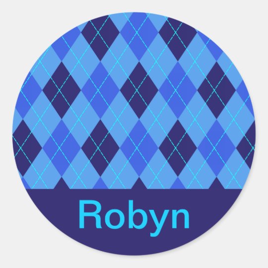 Monogram initial R personalised name stickers