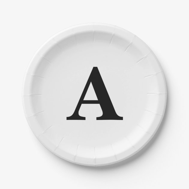 Initial paper on sale plates