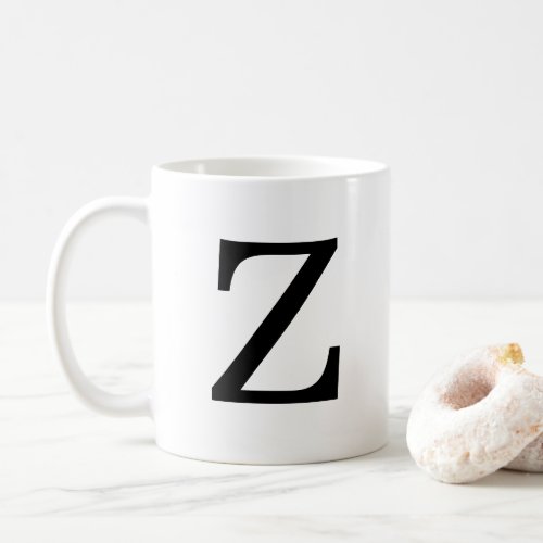 Monogram Initial Z Classic Mug 11 oz Coffee Mug