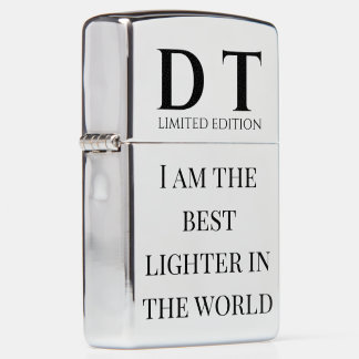 Monogram Initials D & T Custom Lighter