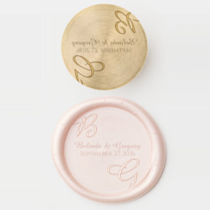 Monogram Initials Invitation Wedding Wax Seal Stamp