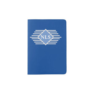 Monogram Initials on a Passport Holder