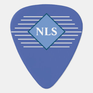Monogram Initials on a Plectrum