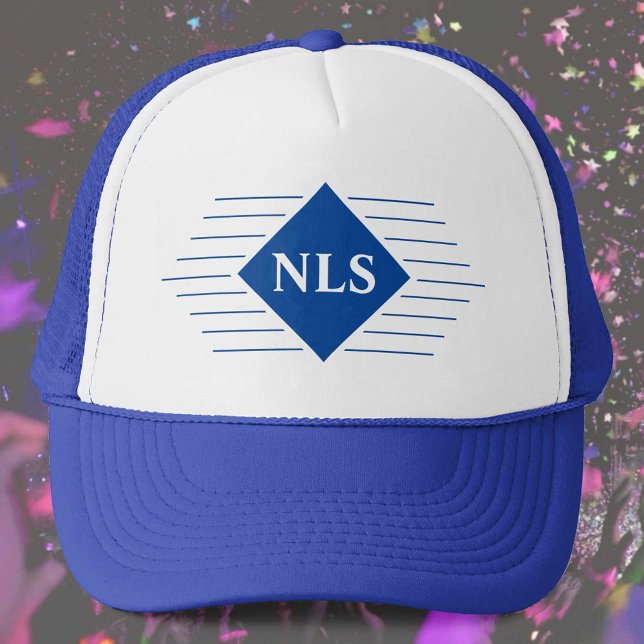 Monogram Initials on a Trucker Hat (Creator Uploaded)