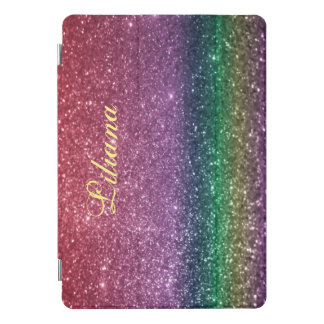 Monogram ipad 5, 6, 7, 8 generation Case Rainbow