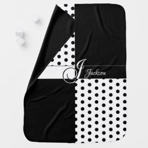 Monogram j baby blanket