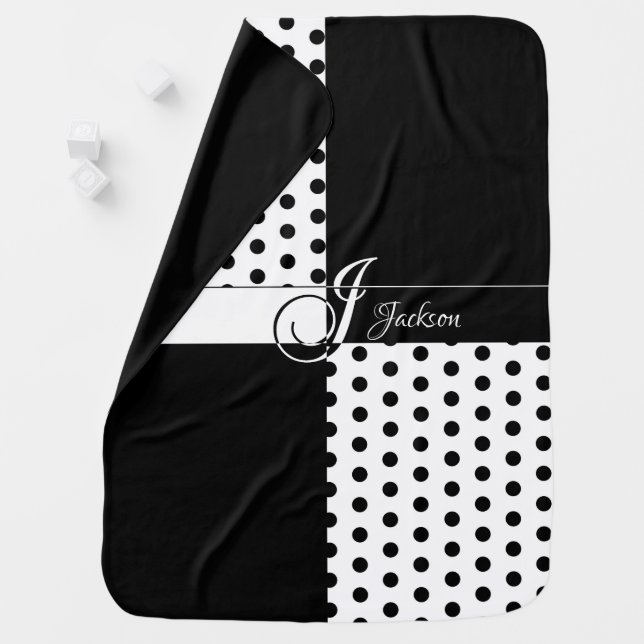 Monogram j baby blanket (In Situ)