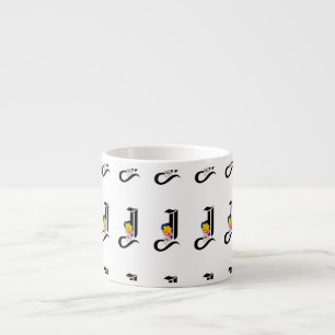 Monogram J Espresso Cup