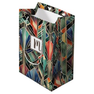  Monogram Jazzy Geometric  Elegant Classic Boho 