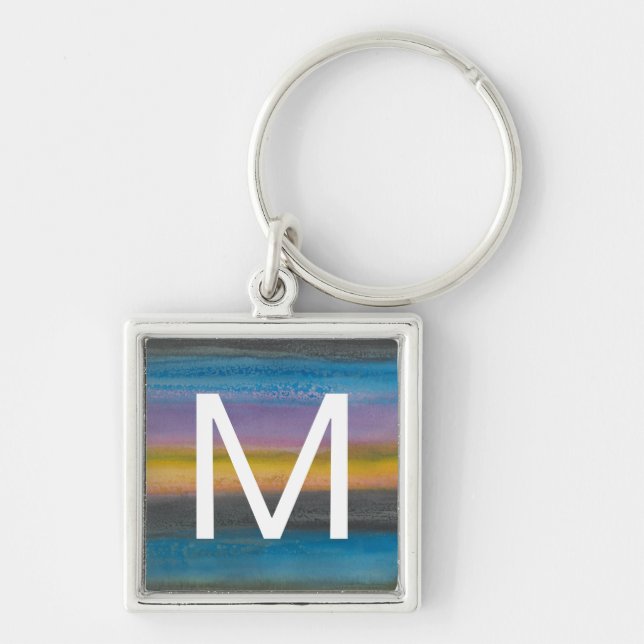 Monogram | Juniper Mist I Keychain (Front)