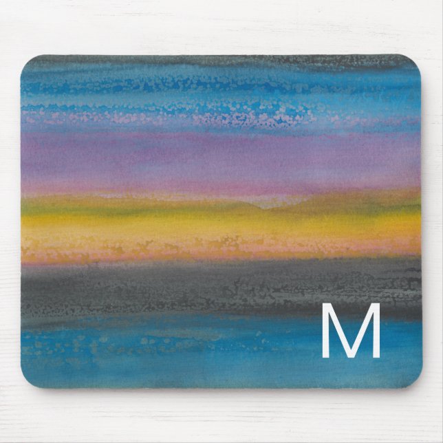 Monogram | Juniper Mist I Mouse Pad (Front)