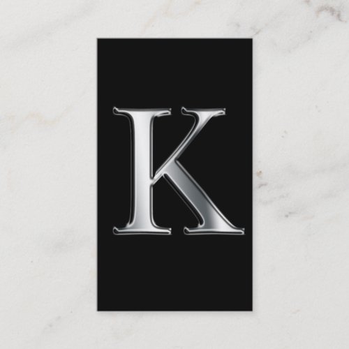 mONOGRAM K business cards