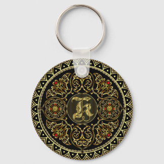 Monogram K Keychain