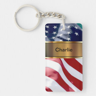 Monogram Keychain Two Sided