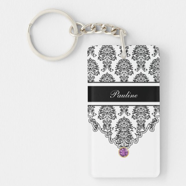 Monogram Keychains Two Side (Front)