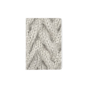Monogram Knitting Passport Holder