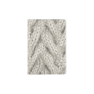 Monogram Knitting Passport Holder