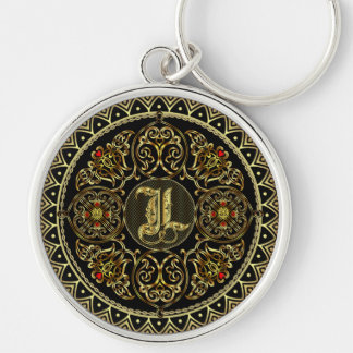 Monogram L Keychain