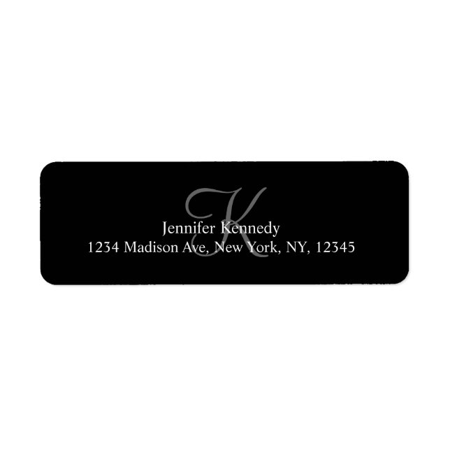 Monogram Labels (Front)