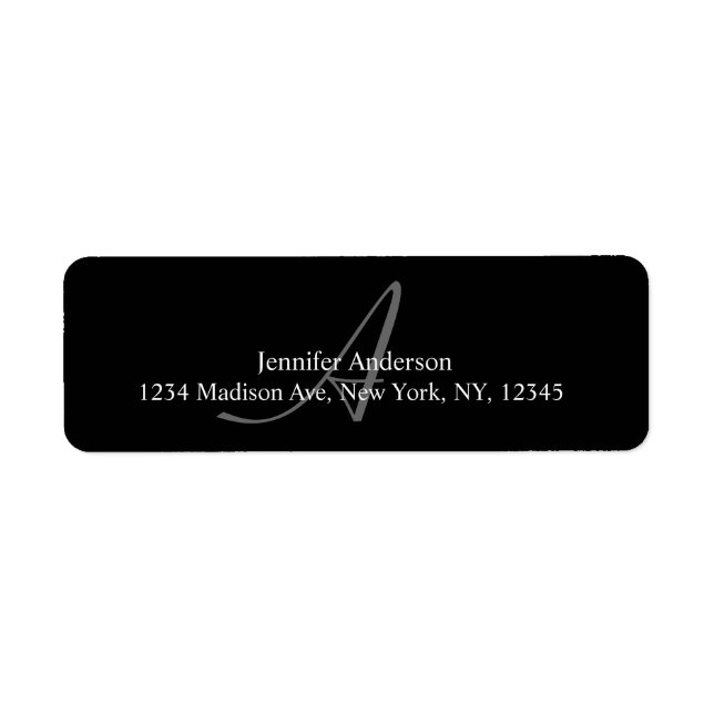 Monogram Labels (Front)