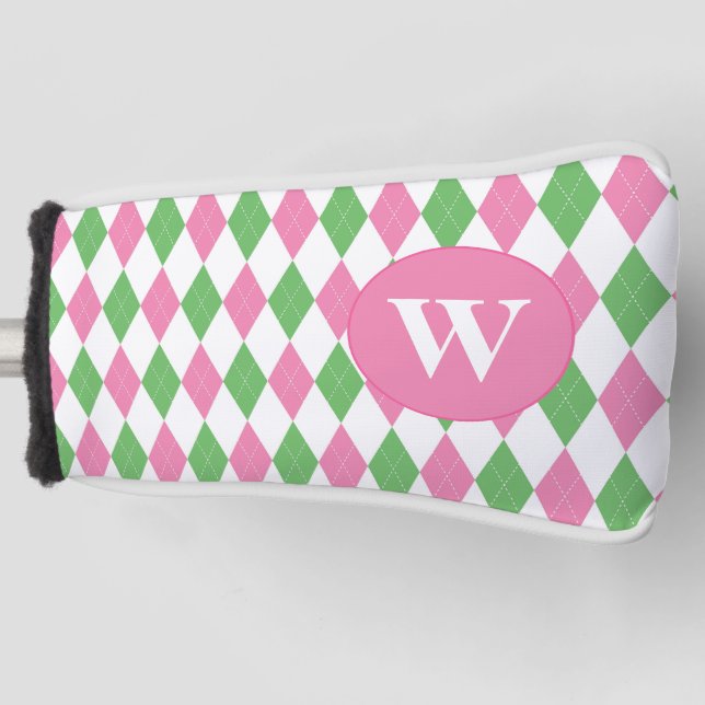 Monogram Ladies League Golf Head Cover (Front)