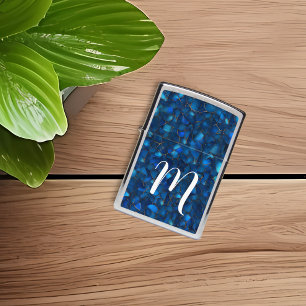 Monogram Lapis Lazuli Zippo Lighter