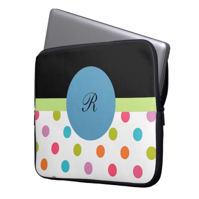 Monogram Laptop Case Colorful (Front Left)