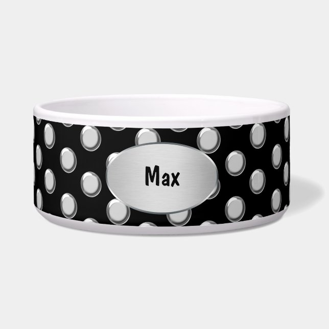 Monogram Large Dog Bowl (Front)