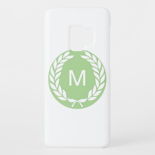 Monogram Laurel Leaf Wreath Case_Mate Samsung Galaxy S9 Case