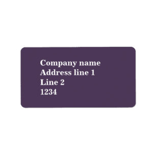 Monogram Lavender stripes Label