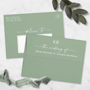 5x7 Wedding Envelopes, Zazzle