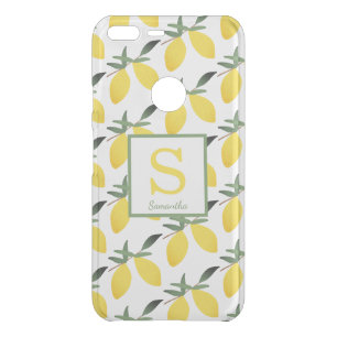Monogram Lemon Citrus Name  Uncommon Google Pixel XL Case