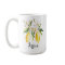 Monogram Lemon Fruits White Flowers Tree Branch