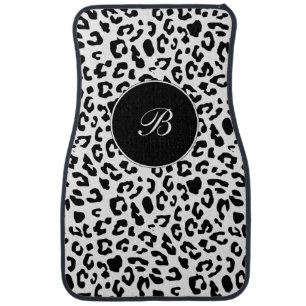 Monogram Leopard Car Mats