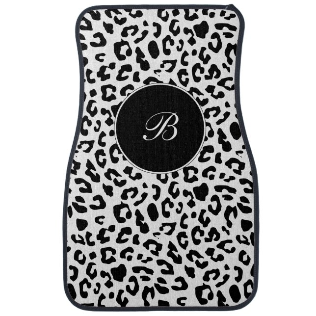 Monogram Leopard Car Mats (Front)