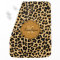 Monogram Leopard Print Custom Baby Blanket