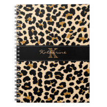 Monogram Leopard Print Spiral Notebook Monogram Leopard Print Spiral Notebook