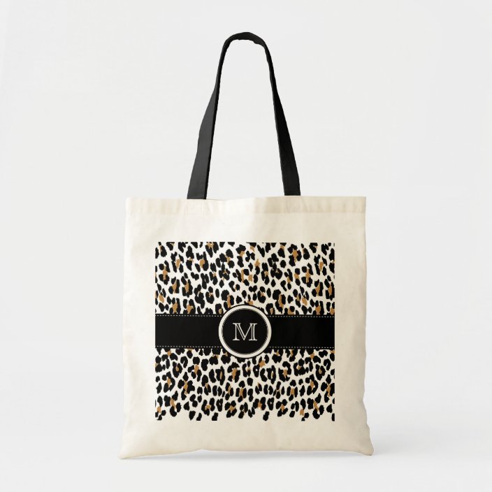 leopard print tote bag