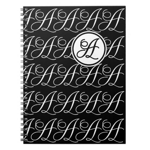 Monogram Letter A Notebook