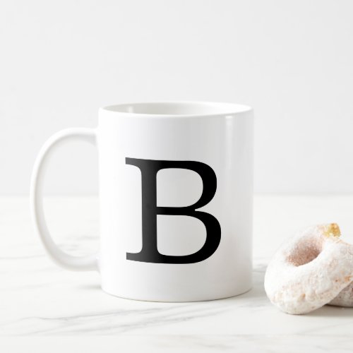 Monogram Letter B Classic Mug 11 oz Coffee Mug