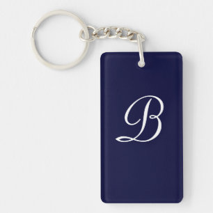 Monogram letter  B Keychain